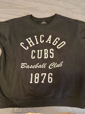 Chicago Cubs Crewneck Sweatshirt - Black